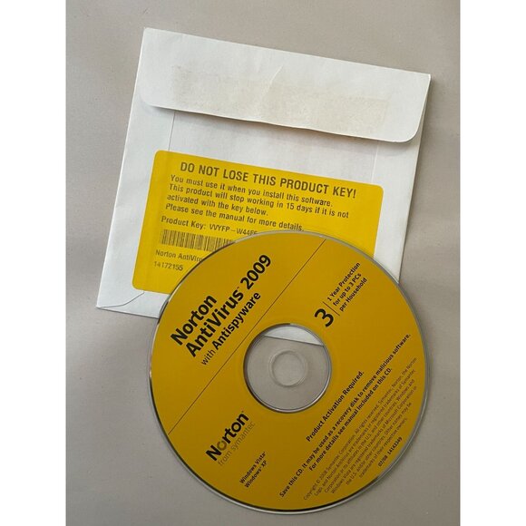NORTON Internet Security 2009 AntiVirus AntiSpyware Identity Safe with product k - Picture 5 of 6